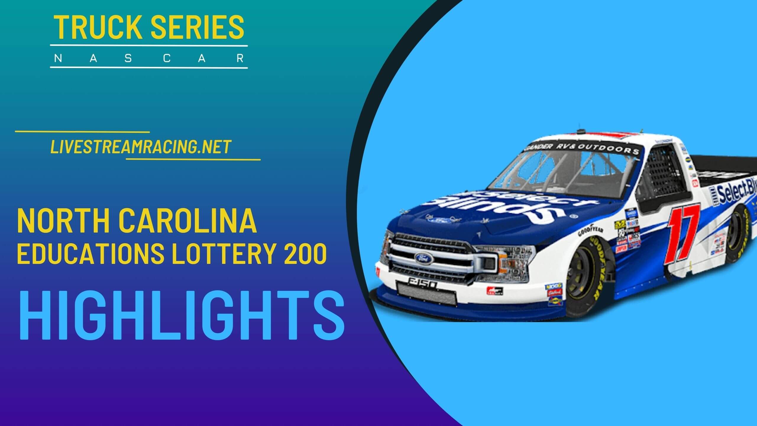 North Carolina Education Lottery 200 Nascar Highlights 2022