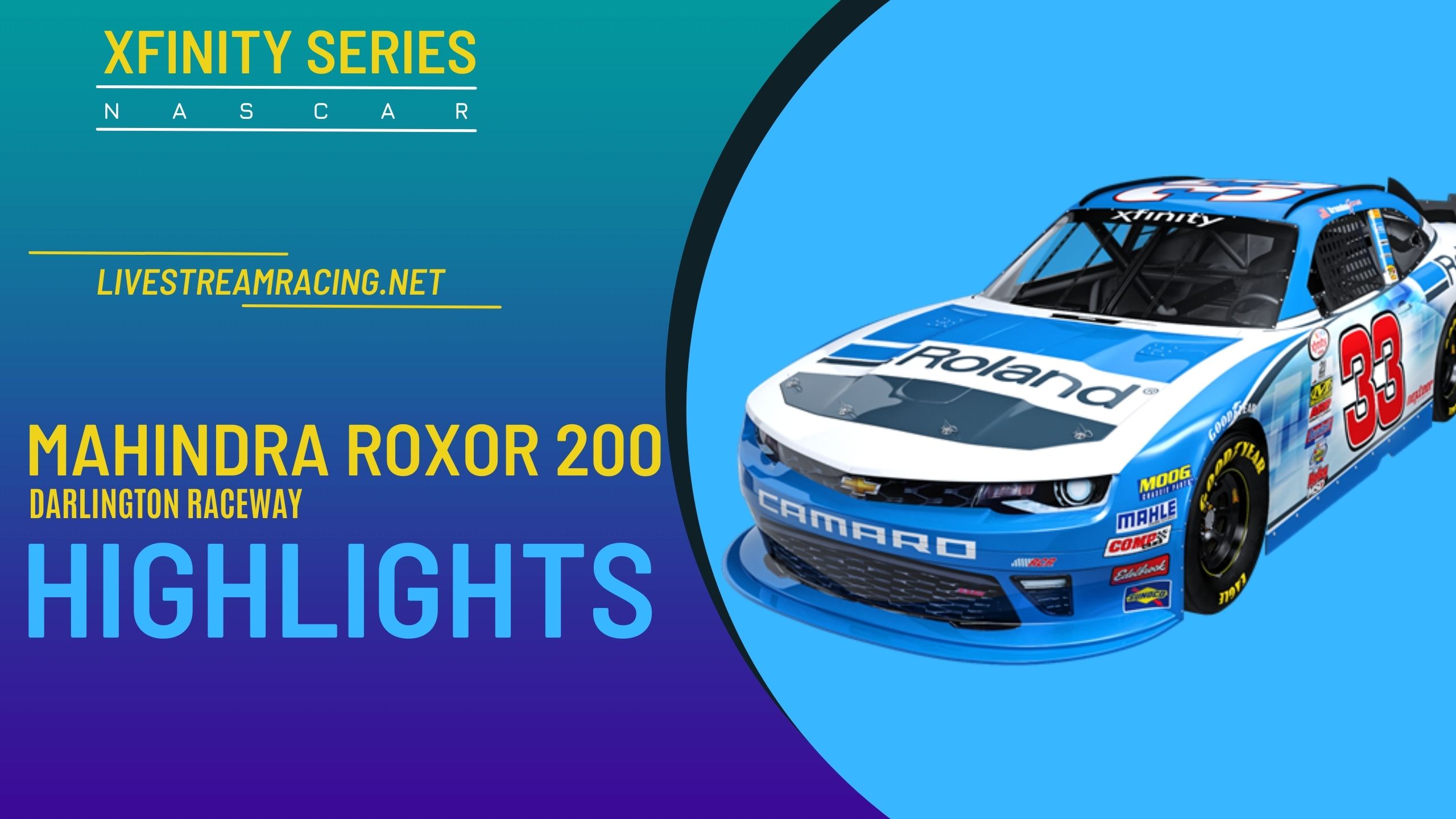 Mahindra ROXOR 200 Nascar Highlights 2022 Xfinity Series