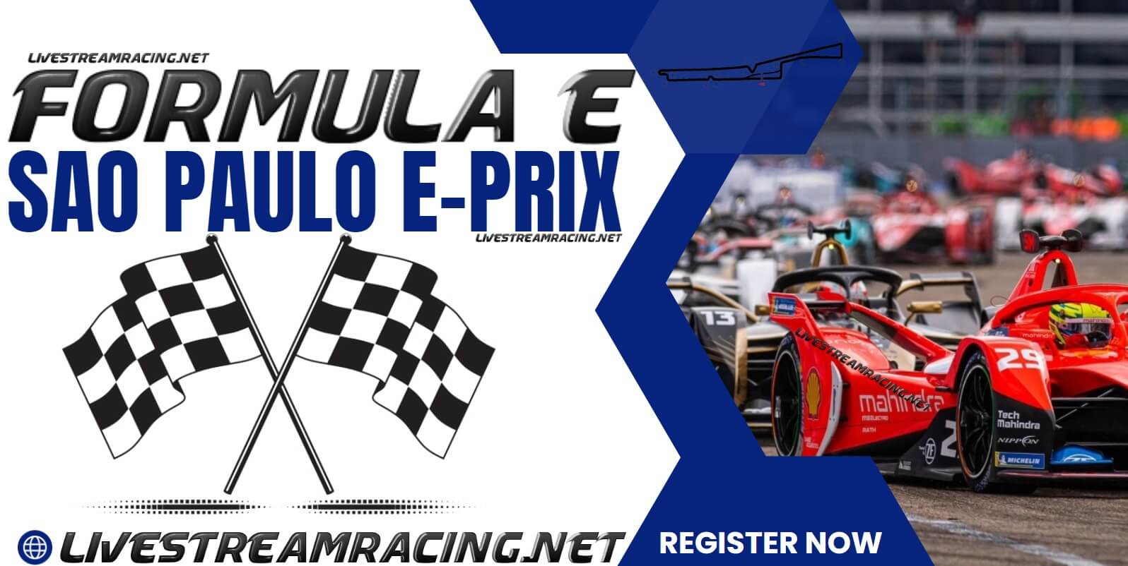 Sao Paulo E-Prix Live Stream 2023 - RD 6 Formula E slider