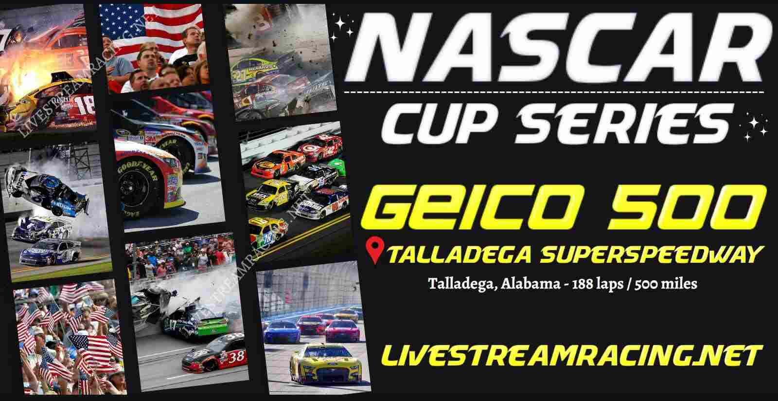 Nascar Cup Series GEICO 500 Live Stream 2024 at Talladega
